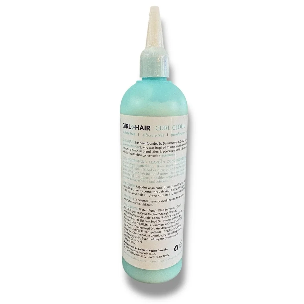 Girl+Hair Curl Cloud Nourishing Leave-In Conditioner 10.1oz‎ Olive Grapeseed Oil